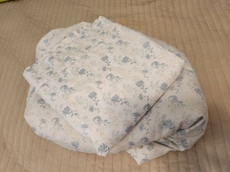 Blue Floral Queen Bed Sheets