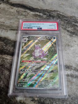 PSA10 Pokemon TCG Nidoking 174/165 SV 151 Illustration Rare Holo EN 2023