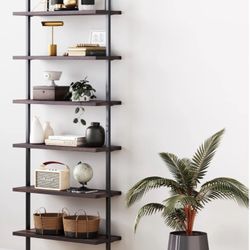 5-Shelf Ladder Bookshelf