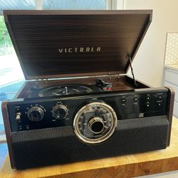 Victrola Mid Century Record Player 