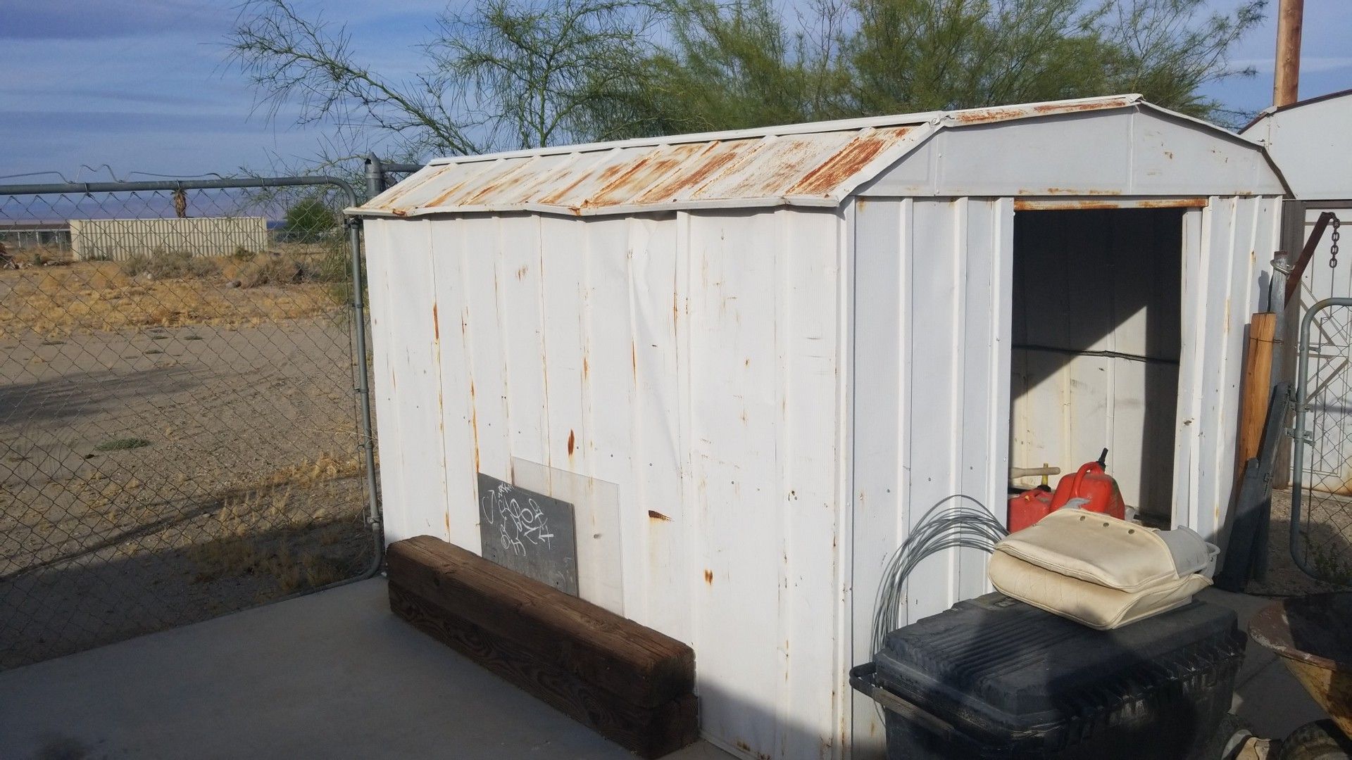 Metal shed