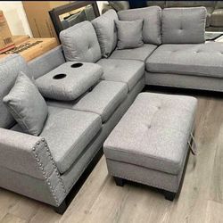 Sectional Sofa  100x65x35H