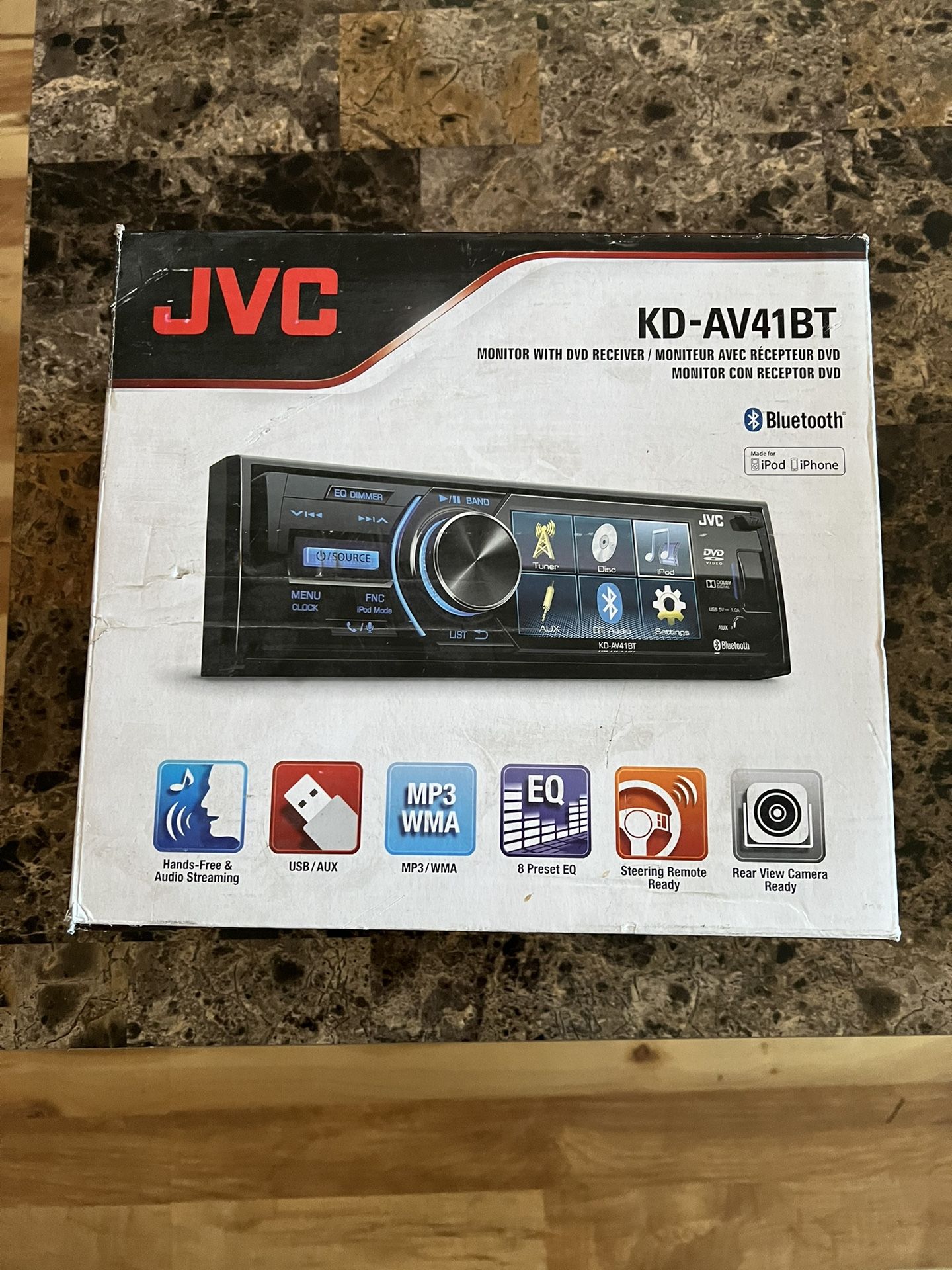 JVC  KD-AV41BT  Car Stereo $100.  OBO 