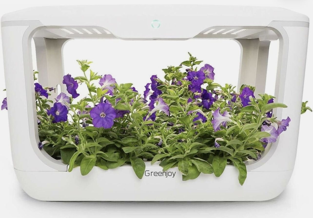 Greenjoy Indoor Herb Garden Kit, Hydroponic Grow System, 8L for Vegetables/Herbs