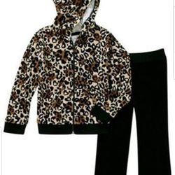 Brand New With Tags Velour Set Hoodie/jacket With Matching Pants Size 3t, 4t, 5t Available 
