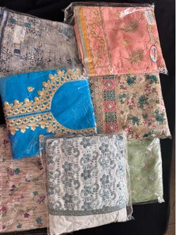 Unstitched Cotton  Salwar Kameez suits / Indian dresses