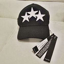 AMIRI “Triple Star” TRUCKER HAT⭐️🔥