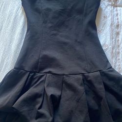 windsor black mini dress