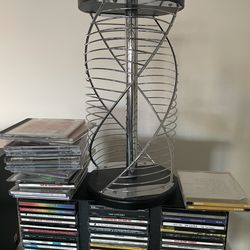 CD tower w/CDs