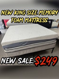 NEW KING SIZE MEMORY FOAM MATTRESS