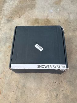 New open box shower system