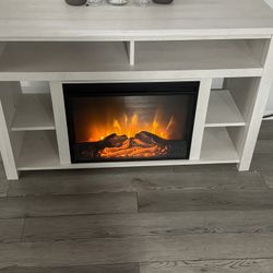 Tv Stand & Electric Fire Place  