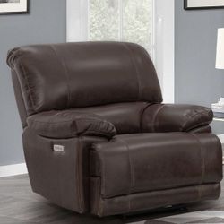 Jodoin 42" W Genuine Leather Recliner