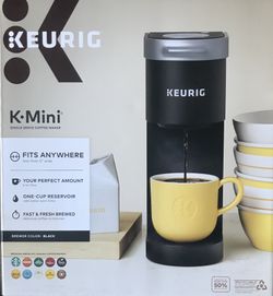  ☕️ NEW!!  Keurig K-Mini Single Serve K-Cup Pod Coffee Maker, Black
