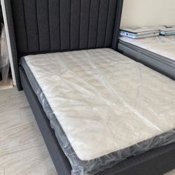 Queen 11” Mattress With Boxspring $299