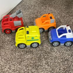 Play go Emergency Squad Vehicles- Set Of 4