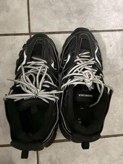 balenciaga tracks black and white