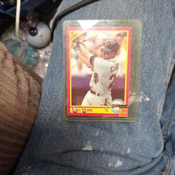 1990 Score Will Clark Error Card**Rare Unique One Of A Kind Baseball Card