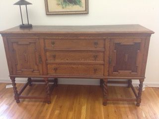 Antique English (?) Side Board  - Price Reduced. 