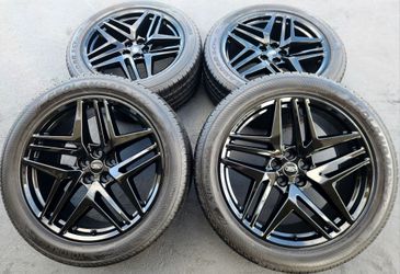 21" Ford Explorer ST 2024 New Gloss Black OEM Wheels and Tires