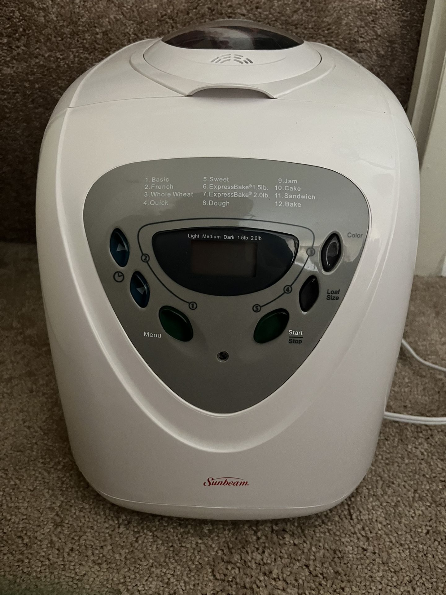 Sunbeam Bread Maker
