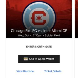 Chicago Fire Vs Inter Miami