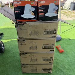 Halo Lamp-Based Direct Mount Recessed Light Canless EZ-Trim 6 inch White