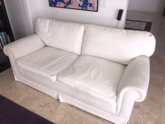 Loveseat White Sofa
