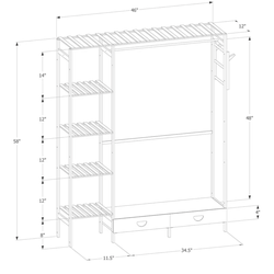 Clothing rack / shelving