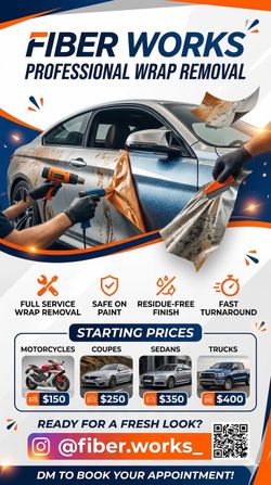 Car wrap removal