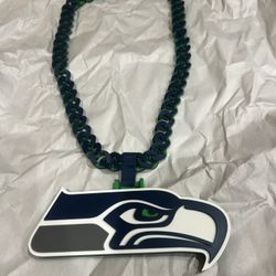 Seahawks Cuban link Chain