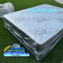 Queen mattress and box set new Colchon y tambor