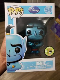 Genie funko pop metallic
