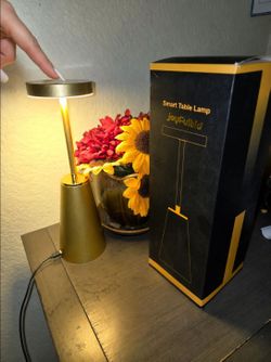 Joyfulbid Smart Table Lamp Gold