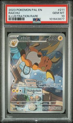 Pokemon Sleeping Raichu PSA 10