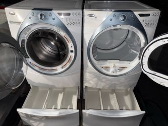 Whirlpool Washer & Dryer Set Electric White