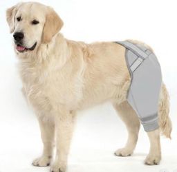 Dog Rear Leg Sleeve to Stop Licking, Upgraded Hind Leg Cover to Stop Slipping, for TPLO Surgery, Skin Conditions, Wounds, Breathable Soft Fabric, Dog 