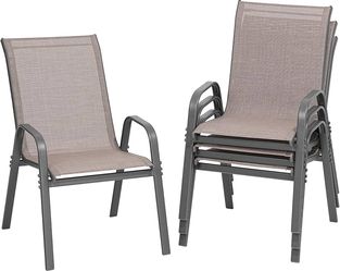 ONBRILL Patio Chairs Set of 4