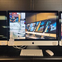 Apple iMac 5K Retina 27" Desktop - 3.0GHz Six-Core i5 - 24GB RAM - 1.03TB Fusion Drive - AMD Radeon Pro 570X (4GB) - (2019) - Silver Excellent	