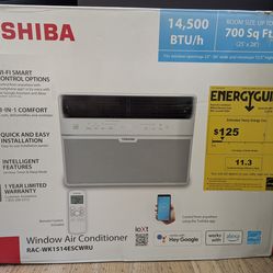 Toshiba 14,500 BTU window air conditioner (AC) almost new