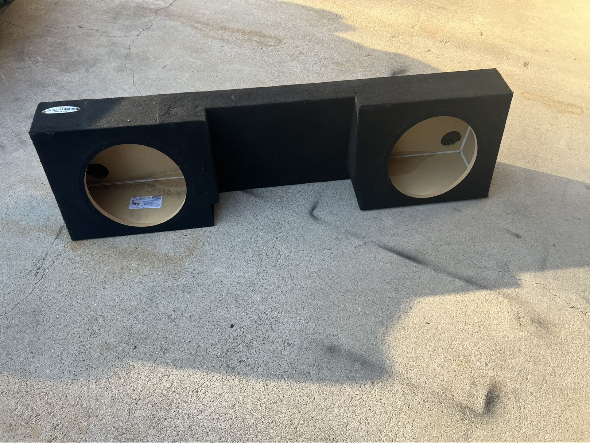 ($120 firm) 2/12s single cab sub box