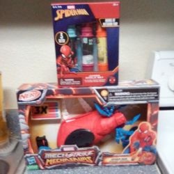 Brand New Spider-Man Nerf Wrist Gun With Chalk Pickup Between 2:00-11:00 Pm Rainbow/Charleston Cash Only Read Description 