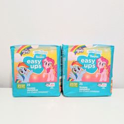 Pampers Easy Ups Girl's Training Pants, 2T-3T, 25ct
