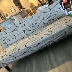 Grey Futons With Covers