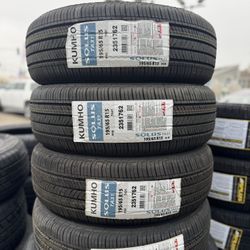 195/65/15 Kumho New Tires Indtalled And Balanced Included Llantas Nuevas 