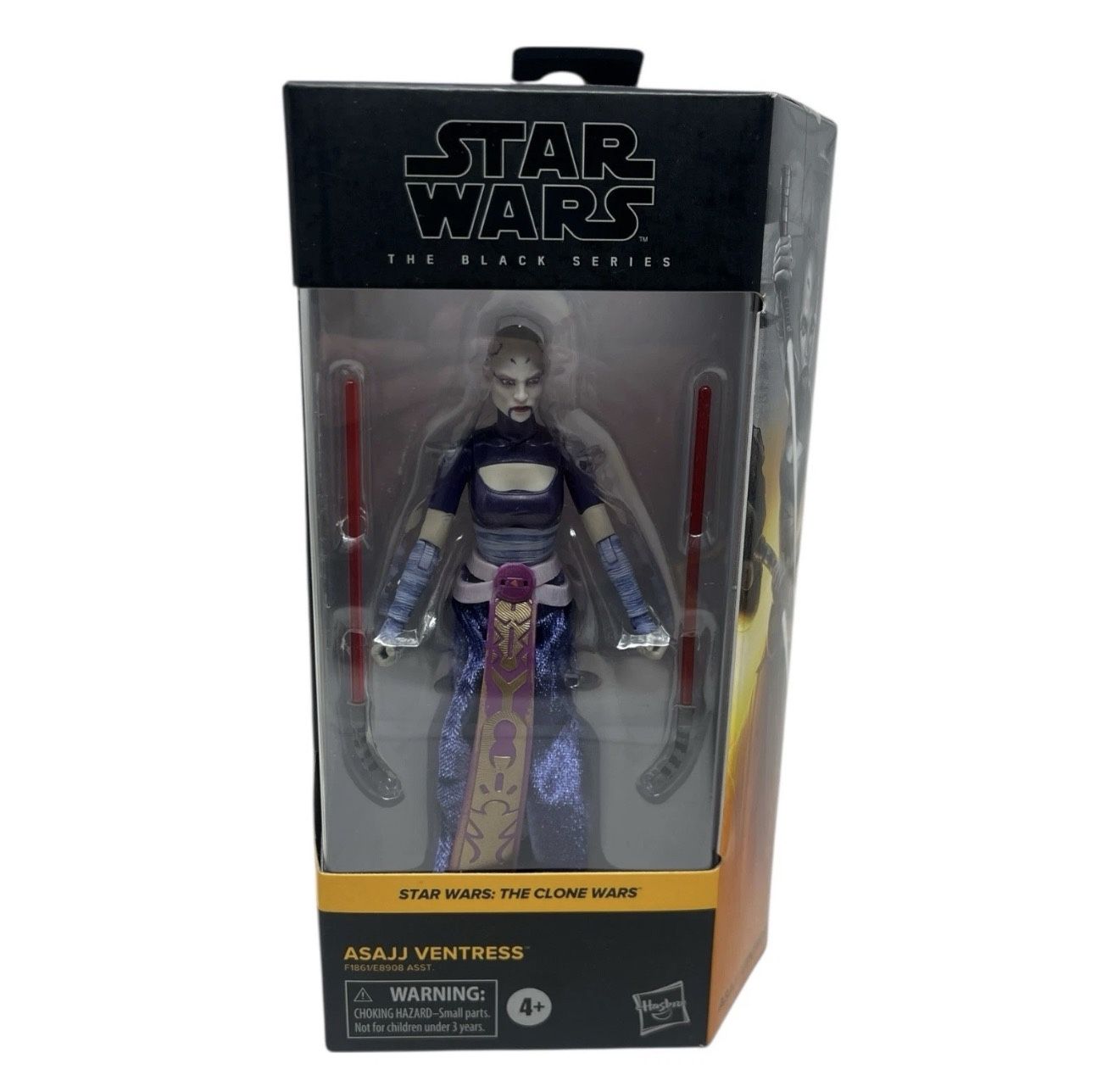 Star Wars The Black Series Asajj Ventress 6" Action Figure 07 Clone Wars Hasbro
