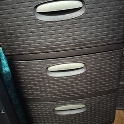 3 Drawer Plastic Storage 