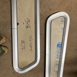 Metal Marine Grade Windows, Tinted Screw Together