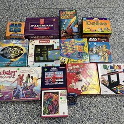 Board Games (Kids & Adults)  14 Games - All Ages
