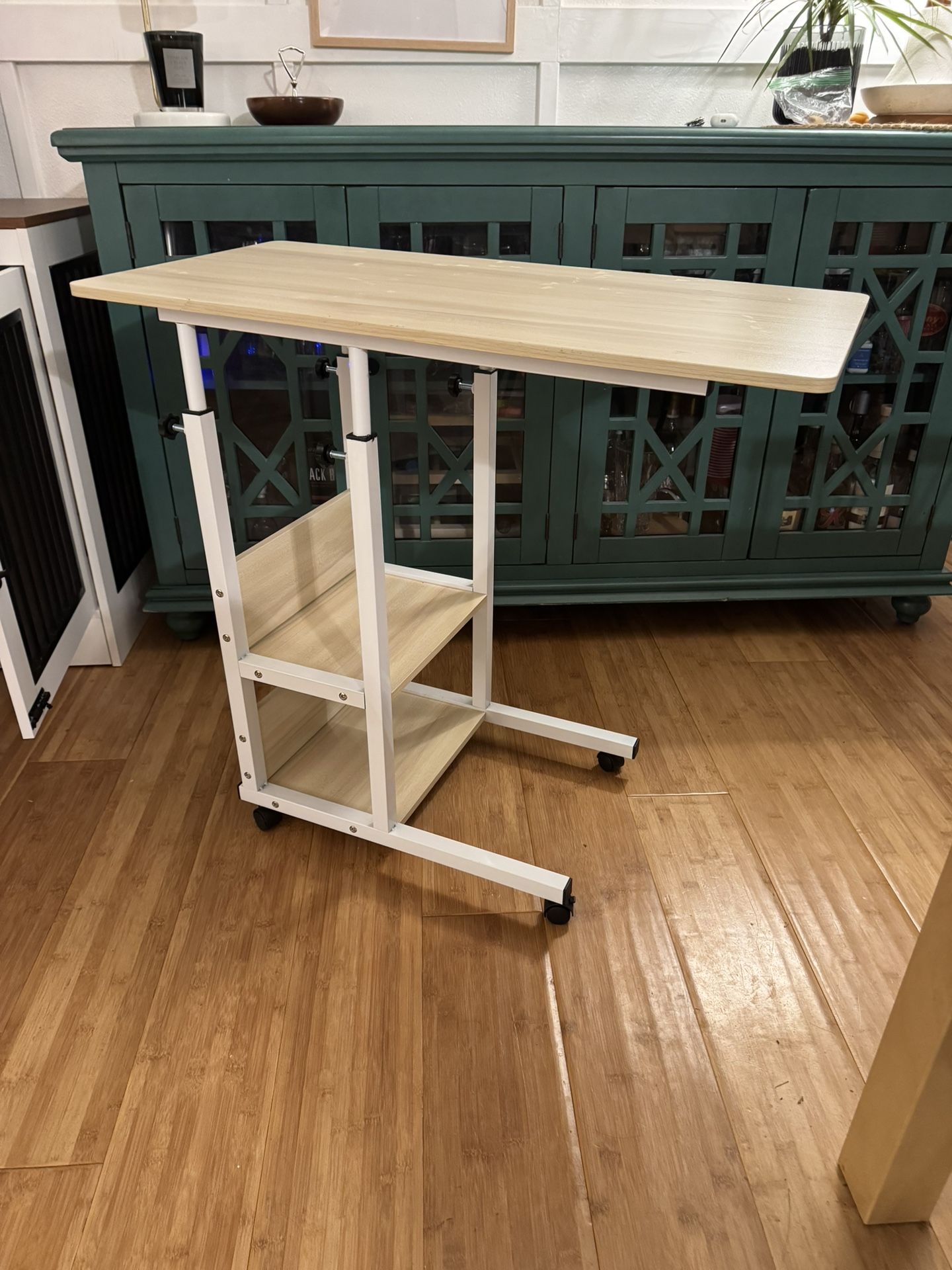 Stand 31x16'' Adjustable Creative PC Notebook Standing Laptop Cart